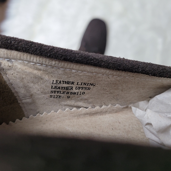 Scandro Men Dark Brown All Soft LEATHER SUEDE Slip-On Shoes Moccasin Loafer58110 - Picture 3 of 6